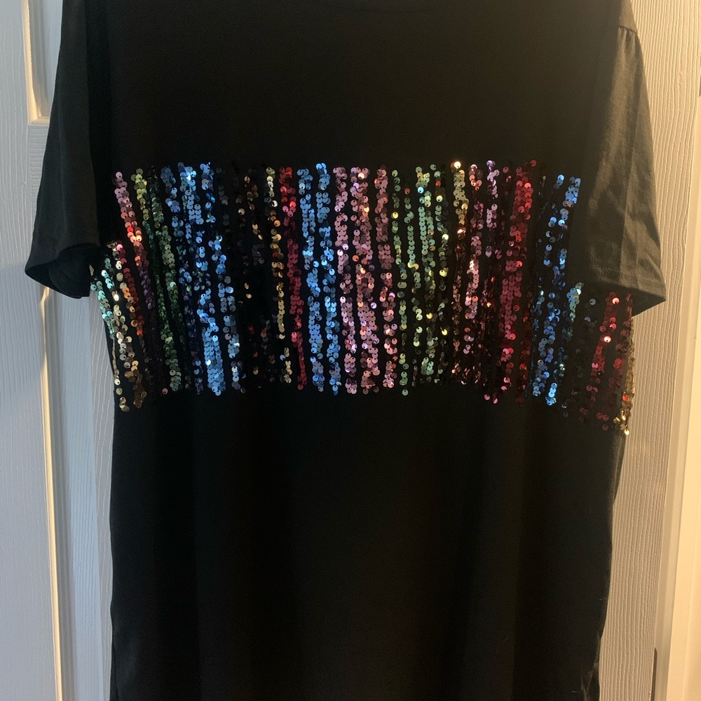 SHEIN sequined tee